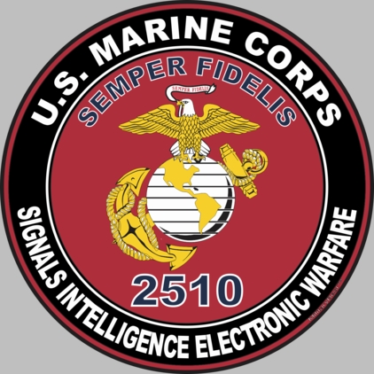 U.S.M.C. MOS 2510 Signals Intelligence Electronic Warfare Decal