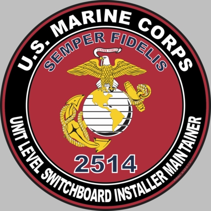 U.S.M.C. MOS 2514 Unit Level Switchboard Installer Maintainer Decal
