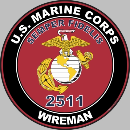 U.S.M.C. MOS 2511 Wireman Decal