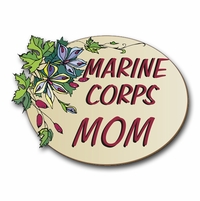 Marine Corps Mom Pride Vinyl Transfer Decals Thumbnail Illustration