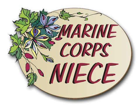 Marine Corps Niece  Pride Vinyl Transfer Decal