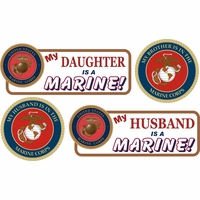 Marine Corps Pride Vinyl Transfer Decals Thumbnail Illustration