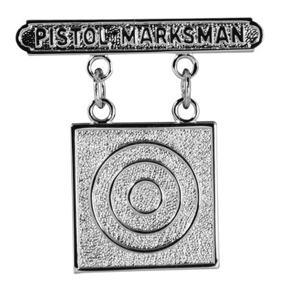 Marine Corps Qualification Badge Pistol Marksman