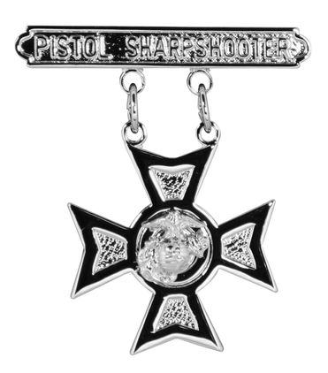 Marine Corps Qualification Badge - Pistol Sharpshooter