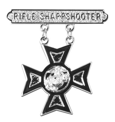 Marine Corps Qualification Badge Rifle Sharpshooter