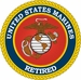 Marine Corps Retired Decal Sticker
