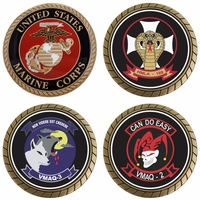 Marine Corps Squadron Challenge Coins Thumbnail Illustration