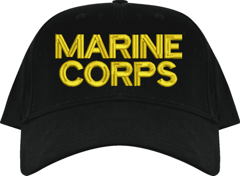 Marine Corps Text Only USA Cap