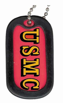 Marine Corps 'U.S.M.C.' Enamel Dog Tag
