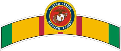 Marine Corps Vietnam Ribbon Decal