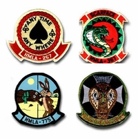 Marine Light Attack Helicopter Squadron ( HLMA ) Patches Thumbnail Illustration