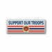 MARINE SUPPORT OUR TROOPS VINYL TRANSFER DECAL