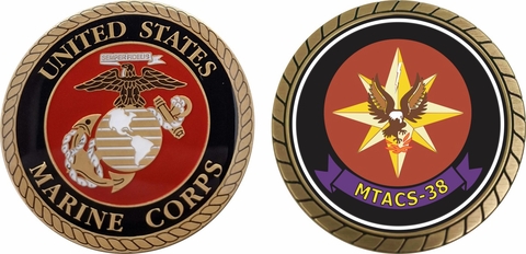 Marine Tactical Air command Squadron 38 Challenge Coin