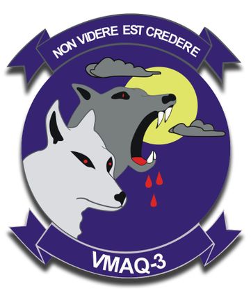 Marine Tactical Electronic Warfare Squadron VMAQ-3 Sticker Decal