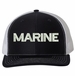 Marine Text Only USA Mesh-Back Cap