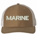 Marine Text Only USA Mesh-Back Cap