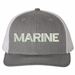 Marine Text Only USA Mesh-Back Cap