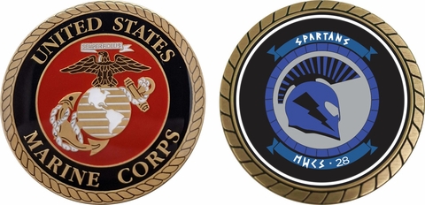 Marine Wing Communications Squadron 28 Challenge Coin