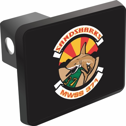 Marine Wing Support Squadron MWSS 371 Sandsharks Hitch Cover