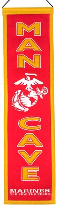 Marines Man Cave Banner