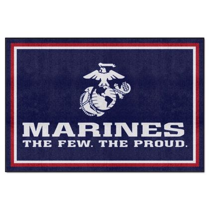 U.S. Marines 5X8 Plush Rug
