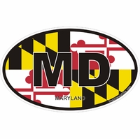 Maryland Oval Decals Thumbnail Illustration