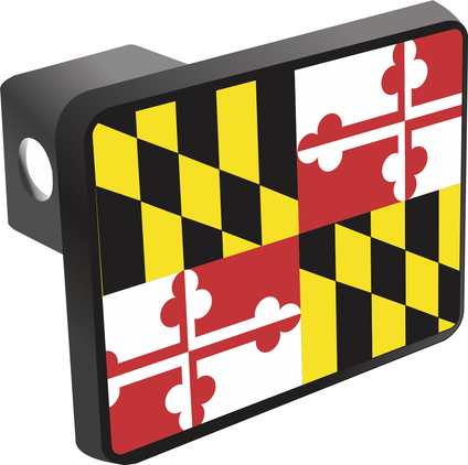 Maryland State Flag Hitch Cover