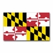 Maryland State Flag Vinyl Transfer Decal