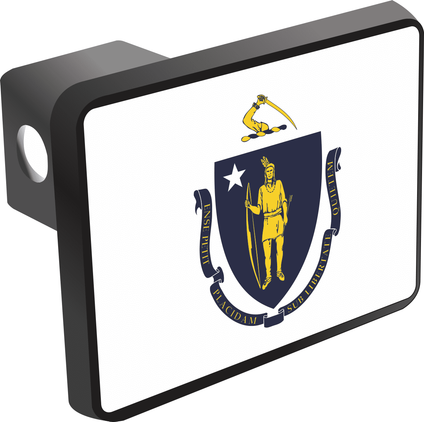 Massachusetts State Flag Hitch Cover