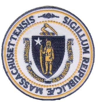 Massachusetts State Seal Patch
