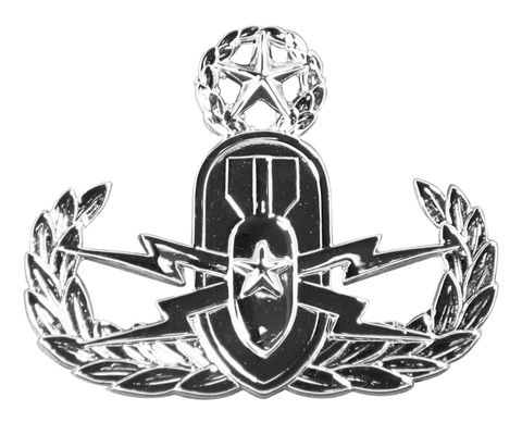 Master Explosive Ordnance Disposal Badge - Mirrored Finish