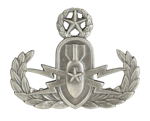 Master Explosive Ordnance Disposal Badge - Oxidized Finish