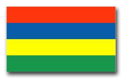 Mauritus Flag Vinyl Transfer Decal