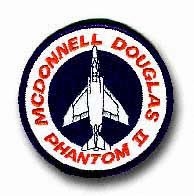 MCDONNELL DOUGLAS F-4 "PHANTOM II" 3" PATCH