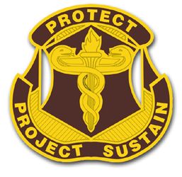 Medical Research and Materials Command Unit Crest Vinyl Transfer Decal