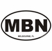Melbourne Florida Oval Decal