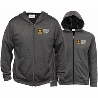 Men's Army Zippered Hoodies Thumbnail Illustration