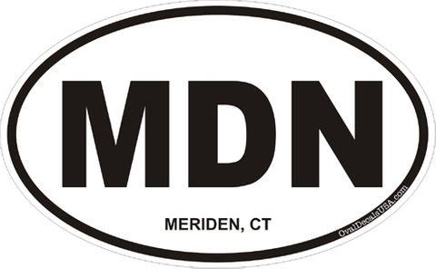 Meriden, Connecticut Decal Sticker