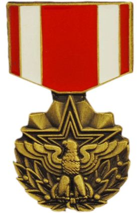 Meritorious Service Medal Hat Pin