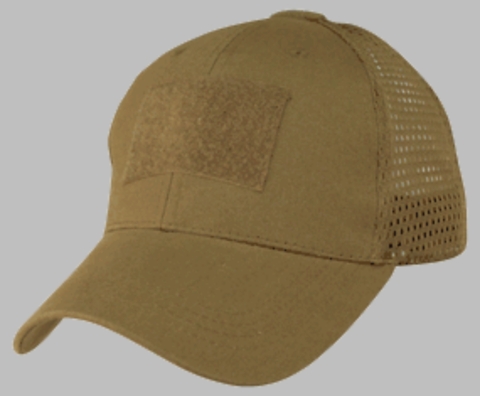 Mesh Back Coyote Brown Operator Cap, Multi, One Size