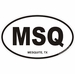 Mesquite Texas Oval Decal