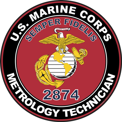 U.S.M.C. MOS 2874 Metrology Technician Decal