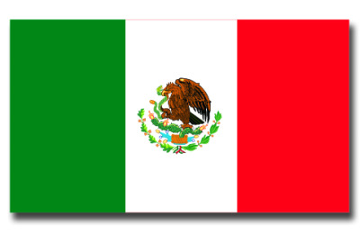 Mexico Flag Vinyl Transfer Decal
