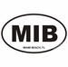 Miami Beach Florida Oval Decal