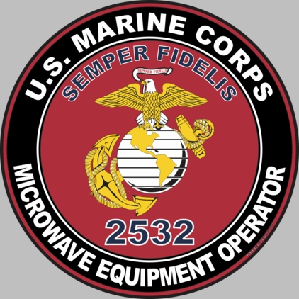 U.S.M.C. MOS 2532 Microwave Equipment Operator Decal