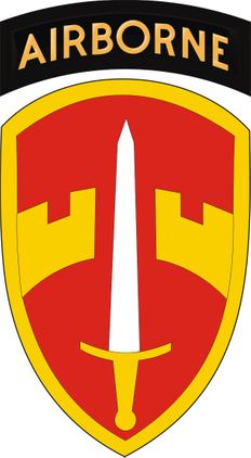 Military Assistance Command MACV With Airborne Tab Decal Sticker