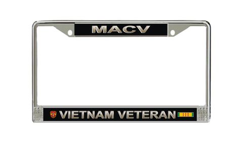 Military Assistance Command Vietnam MACV License Plate Frame