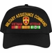 Military Assistance Command Vietnam Veteran Embroidered Cap with Ribbons