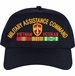 Military Assistance Command Vietnam Veteran Embroidered Cap with Ribbons