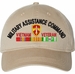 Military Assistance Command Vietnam Veteran with Ribbons Unstructured Dad Cap
